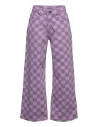 Tnjania Wide Jeans Bottoms Jeans Wide Jeans Purple The New