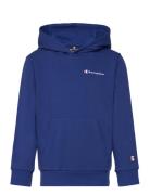 Hooded Sweatshirt Sport Sweatshirts & Hoodies Hoodies Blue Champion