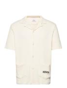 Waffle Vanilla Shirt Designers Shirts Short-sleeved Cream Nikben