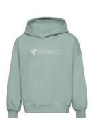 Hmloctova Hoodie Sport Sweatshirts & Hoodies Hoodies Blue Hummel