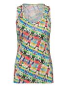 2X2 Cotton Aop Amour Tank Top Tops T-shirts & Tops Sleeveless Multi/pa...