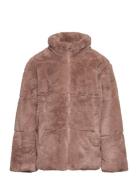 Nkfmosa Fake Fur Jacket Pb Jakke Brown Name It