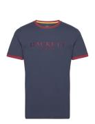 Heritage Classic Tee Tops T-Kortærmet Skjorte Navy Hackett London