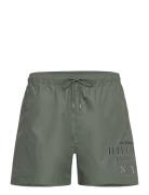 Medium Drawstring Badeshorts Green Tommy Hilfiger