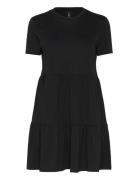 Onlmay Life S/S Peplum Dress Box Jrs Knælang Kjole Black ONLY