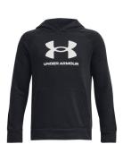 Ua Rival Fleece Bl Hoodie Sport Sweatshirts & Hoodies Hoodies Black Un...