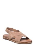 Saysw Sandal Flade Sandaler Beige Sofie Schnoor