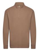 Waffle Swindon Sweat Tops Sweatshirts & Hoodies Sweatshirts Beige Mads...