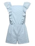 Kogelly Emb Playsuit Wvn Jumpsuit Blue Kids Only