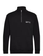 Wblass Tech Half-Zip Designers Sweatshirts & Hoodies Sweatshirts Black...