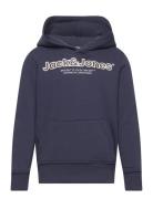 Jorlakewood Sweat Hood Bf Jnr Tops Sweatshirts & Hoodies Hoodies Navy ...