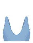 Ayan Bikini Top Swimwear Bikinis Bikini Tops Bandeau Bikinitops Blue R...