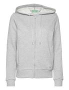 Jacket W/Hood L/S Tops Sweatshirts & Hoodies Hoodies Grey United Color...