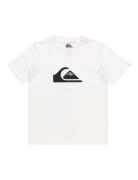 Comp Logo Ss Yth Tops T-Kortærmet Skjorte White Quiksilver