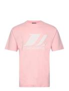 Parcy Logo Tee Designers T-Kortærmet Skjorte Pink J. Lindeberg