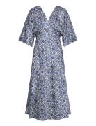 Juno Dress Designers Knee-length & Midi Blue Malina