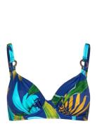 Pichola Uw Gathered Full Cup Bikini Top Swimwear Bikinis Bikini Tops W...