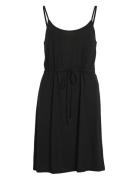 Vimo Y Strap Dress /1/Ka Kort Kjole Black Vila