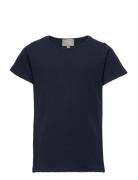 Creamie T-Shirt Ss Tops T-Kortærmet Skjorte Blue Creamie