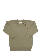 Merino Classic Pullover Ls Tops Knitwear Pullovers Green Copenhagen Co...