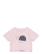 Nmfvilinse Ss Nreg Short Top Tops T-Kortærmet Skjorte Pink Name It