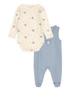 Body Ls W.romper Sets Sets With Body Multi/patterned Fixoni