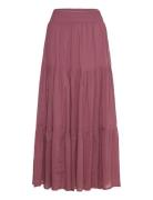 Diamondll Maxi Skirt Lang Nederdel Red Lollys Laundry