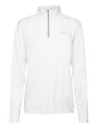 Newport Half Zip Sport Sweatshirts & Hoodies Fleeces & Midlayers White...