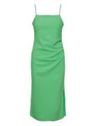 Yasatlanta Sl Midi Dress S. Knælang Kjole Green YAS