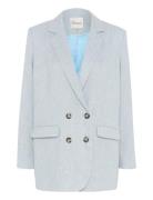 Elisamw Blazer Blazers Double Breasted Blazers Blue My Essential Wardr...