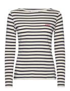 Colombier Sailor Shirt Tops T-shirts & Tops Long-sleeved Navy Maison L...