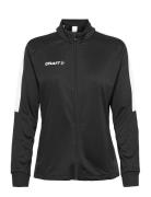 Progress Jacket W Sport Sweatshirts & Hoodies Sweatshirts Black Craft