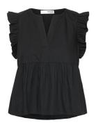 Slfblair-Ida Sl Top Noos Tops Blouses Sleeveless Black Selected Femme