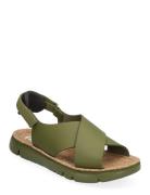 Oruga Sandal Flade Sandaler Khaki Green Camper