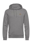 Pullover Hoodie Tops Sweatshirts & Hoodies Hoodies Grey Lyle & Scott