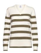 Ferarra Pullover Tops Knitwear Jumpers Beige Daily Sports