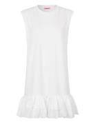Joan Kort Kjole White Custommade