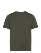 Badge T-Shirt - Gots/Vegan Tops T-Kortærmet Skjorte Khaki Green Knowle...