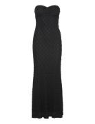 Adoni Strapless Midi Dress Maxikjole Festkjole Black Bardot