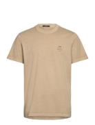 Organic Neuw Band Tee Tops T-Kortærmet Skjorte Beige NEUW