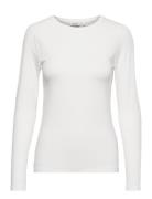 Bypamila Ls Tshirt Tops T-shirts & Tops Long-sleeved White B.young