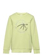 Nkmkulan Ls Sweat Unb Tops Sweatshirts & Hoodies Sweatshirts Green Nam...