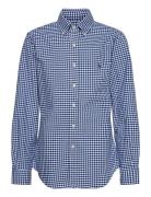 Slim Fit Oxford Shirt Tops Shirts Business Blue Polo Ralph Lauren