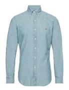 Slim Fit Chambray Shirt Designers Shirts Casual Blue Polo Ralph Lauren