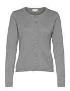 New Laura Cardigan Tops Knitwear Cardigans Grey Minus