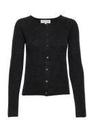 Rwlaica Ls O-Neck Raglan Cardigan Tops Knitwear Cardigans Black Rosemu...