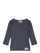 Tut Wrap Ls Tops T-shirts Long-sleeved T-Skjorte Navy MarMar Copenhage...