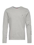 Tommy Logo Long Sleeve Tee Tops T-Langærmet Skjorte Grey Tommy Hilfige...