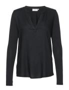 Kacalina Blouse Tops Blouses Long-sleeved Black Kaffe