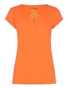 Mmtroy Tee Ss Tops T-shirts & Tops Short-sleeved Orange MOS MOSH